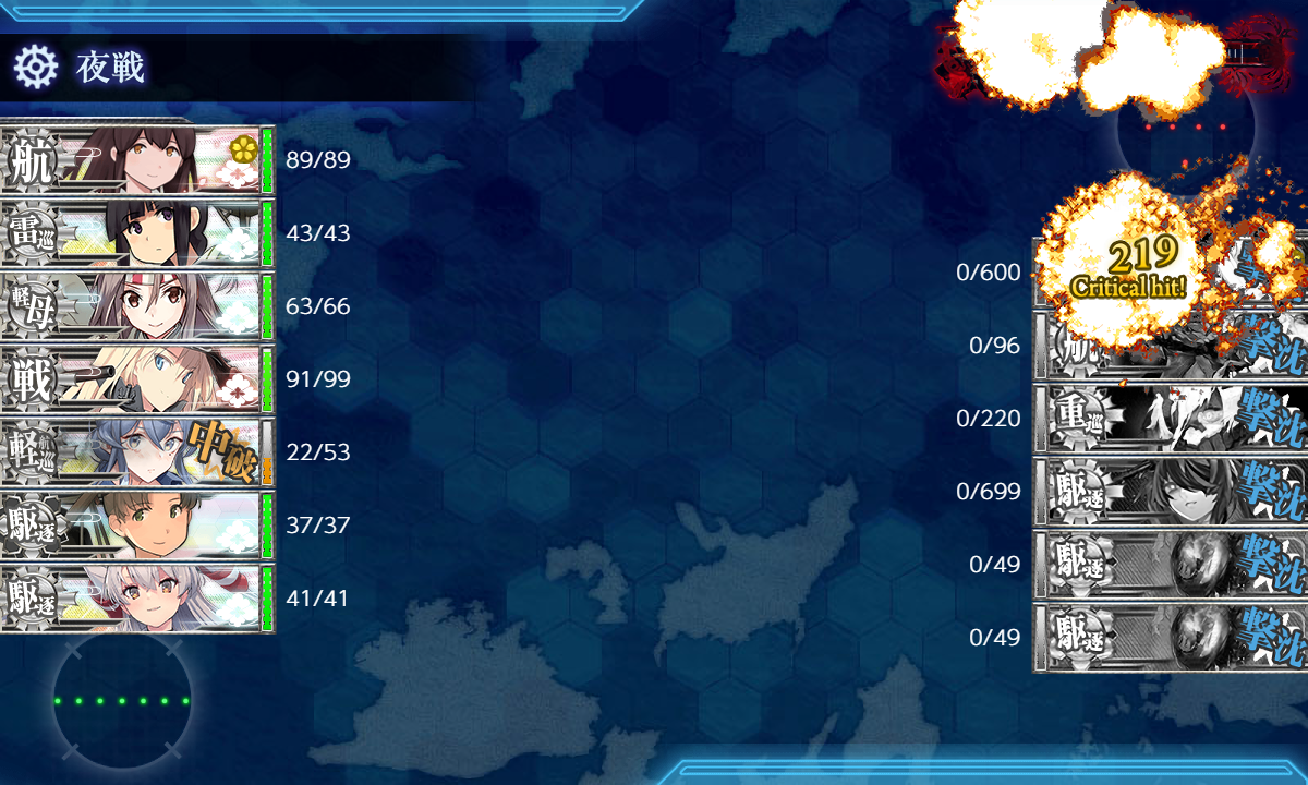 撃破